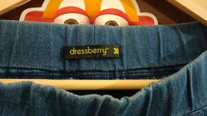 Criss Cross Designed Denim Jeggings