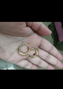 PALMONAS Gold Hoop Earrings