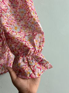 Barbie Pink Peplum Top