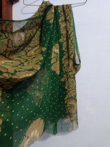 Green Gorgette Duppatta