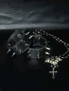 Goth Punk Alt Metal Spiked Bracelet 1pc