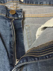 Ripped Knee Denim Jeans