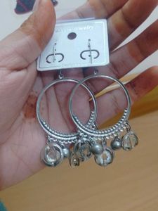 Dangling Hoop Earrings
