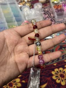 Colorful Crystal Beaded Bracelet