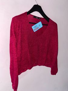 Red Crop Top