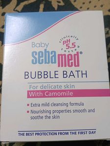New Sealed Sebamed Bubble Bath 200 ML