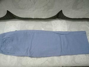 Blue Casual Pants