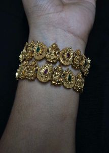 Gold Tone Bangles - Set of 2