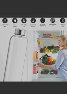 Glass Water Bottle