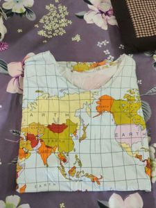 World Map Print Top