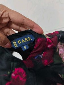 Floral Print Cold Shoulder Dress