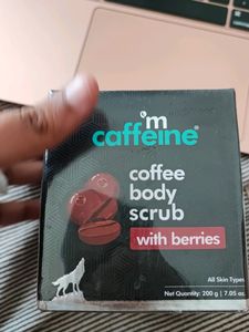 M Caffeine Coffe Body Scrub With Berries