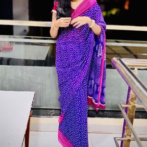 Purple Daily Wear Saree