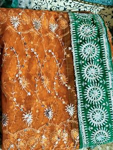 Elegant Sequin Embroidered Saree