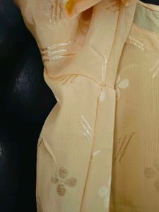 Yellow Embroidered Kurta