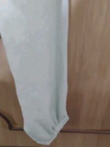 Ruffled Light Green Crop Top