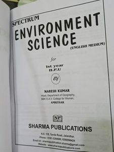 Environment Science Book