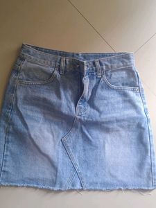 Denim Mini Skirt