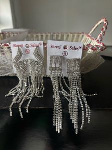 Combo Of Rhinestones Earrings