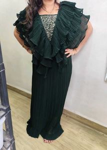 Elegant Ruffled Indo Western Top &amp; Skirt