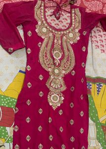 Pink Embroidered Pajmi Kameez