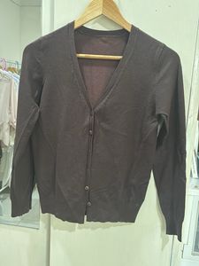 Coffee brown cardigan