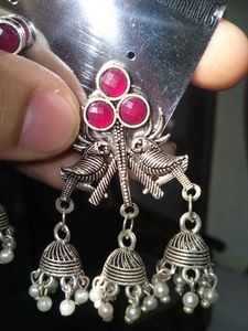 Silver Birds Classy Jhumkass