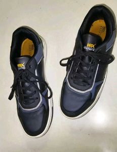 HRX Stylish Black Casual Shoes