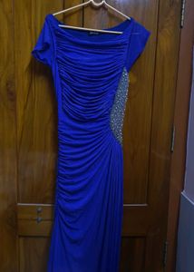 Elegant Blue Party Dress