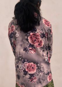 Floral Print Hoodie