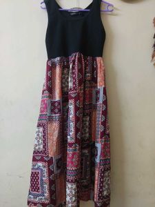 Patchwork Maxi Dress