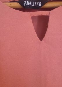 Faballey Peachy Pink Top
