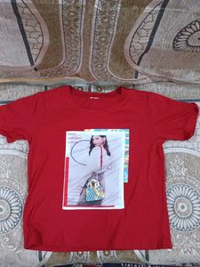 Red Crop Top Women