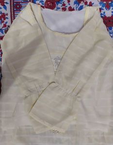 Lime Yellow Striped Top