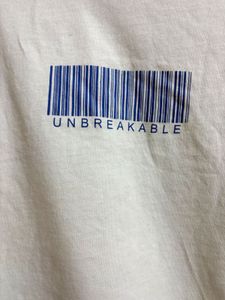 White 'Unbreakable' Graphic Tee