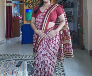 Elegant Maroon Saree