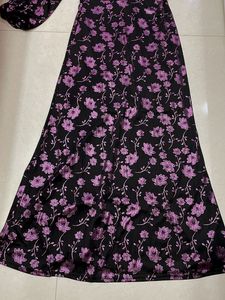 Elegant One-Shoulder Floral Dress