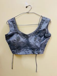 Grey Readymade Lehenga