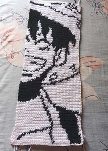 Luffy Crochet Tapestry (Wall Hanging)