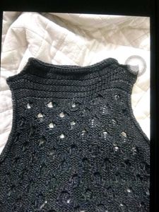 Stylish Black Knit Top