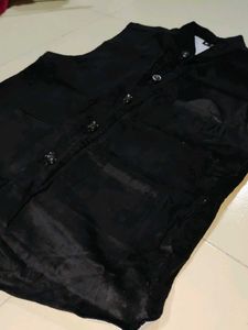 Stylish Black Waistcoat