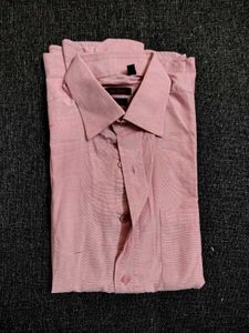 Pink Long Sleeve Button-Down Shirt