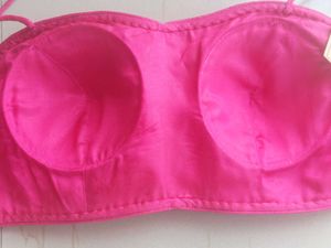 Swtantra Pink Brocade Spaghetti Strap Blouse