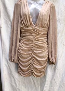 I. Ruched Bodycon Mini Dress