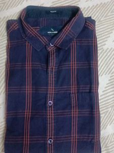 Men&#39;s Blue Plaid Shirt