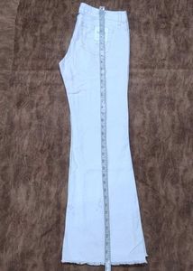 Zara White Flare Jeans