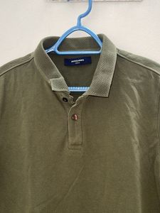 Boys Olive polo tshirt