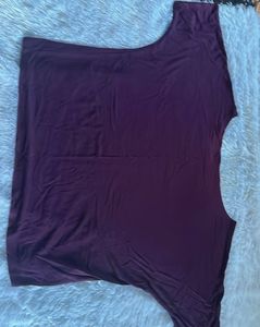 Burgundy Dolman Sleeve Top