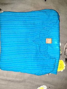 Blue Striped Kurta