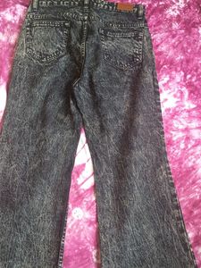 Acid Wash Wide Leg Jeans PRICE DROP